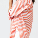 Jack Stripe Shirt Aperol Orange