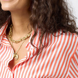 Jack Stripe Shirt Aperol Orange