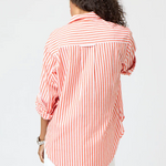 Jack Stripe Shirt Aperol Orange