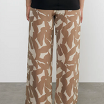 Floral Camo Cupro Resort Pant