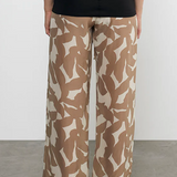 Floral Camo Cupro Resort Pant