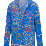 Daria Blouse Blue Belt