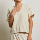 Briggs French Terry Short Sleeve Sweatshirt Sugar