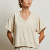 Briggs French Terry Short Sleeve Sweatshirt Sugar