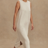 Beatrice Midi Dress Ivory Marl