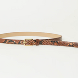 Calvin Python Leather Belt