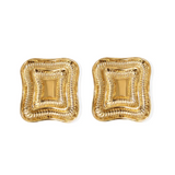 Wave Earrings Gold