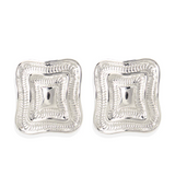 Wave Earrings Silver