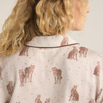 Dreamer Cheetah Silk Pajama Set