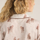Dreamer Cheetah Silk Pajama Set