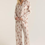 Dreamer Cheetah Silk Pajama Set
