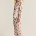 Dreamer Cheetah Silk Pajama Set