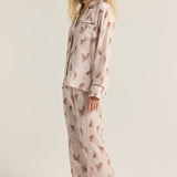 Dreamer Cheetah Silk Pajama Set