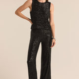 Skylar Sequin Cropped Pant