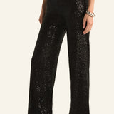 Skylar Sequin Cropped Pant