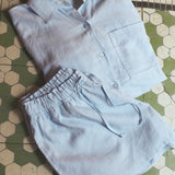 The Perfect Linen Short Salt Water