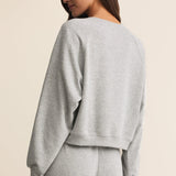 Crop Out Sweatshirt Classic Heather Grey