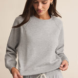 Crop Out Sweatshirt Classic Heather Grey
