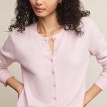 Medina Button Up Cardigan Washed Pink