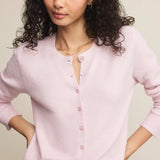 Medina Button Up Cardigan Washed Pink