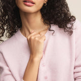 Medina Button Up Cardigan Washed Pink