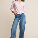 Medina Button Up Cardigan Washed Pink
