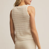 Nilo Crochet Tank Sea Salt