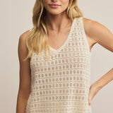 Nilo Crochet Tank Sea Salt