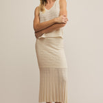 Nilo Crochet Tank Sea Salt