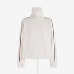 Ariana High-Neck Midlayer Sweater Cement Marl/ Bitter Chocolate