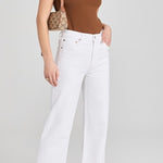 Harper Straight Crop Sour Cream