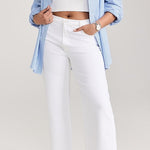 Harper Straight Crop Sour Cream