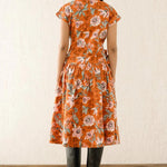 Angela Dress Elisabetta Vine Spice