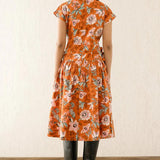 Angela Dress Elisabetta Vine Spice