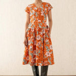 Angela Dress Elisabetta Vine Spice