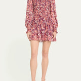 Ramy Brook Lucia Dress Cabernet Combo