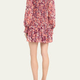 Ramy Brook Lucia Dress Cabernet Combo