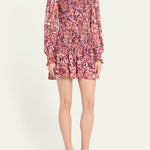 Ramy Brook Lucia Dress Cabernet Combo