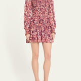 Ramy Brook Lucia Dress Cabernet Combo