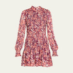 Ramy Brook Lucia Dress Cabernet Combo