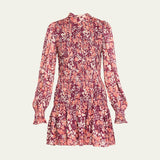 Ramy Brook Lucia Dress Cabernet Combo