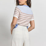 Boswell Adjustable Waist Short White Womens Shorts