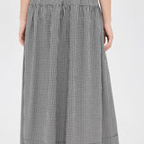 Lydia Skirt Onyx Check