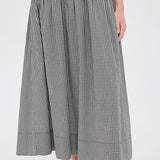 Lydia Skirt Onyx Check