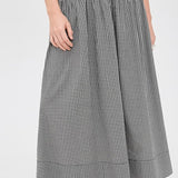 Lydia Skirt Onyx Check