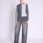 Gabriel Two-Tone Grey Cardigan Sweater