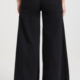 Amari Ultra Wide Leg Jean Black Currant