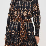 Vanessa Mini Dress La Vie Print