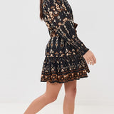 Vanessa Mini Dress La Vie Print