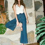 Sailor Wide Jean Eco Ruby Blue